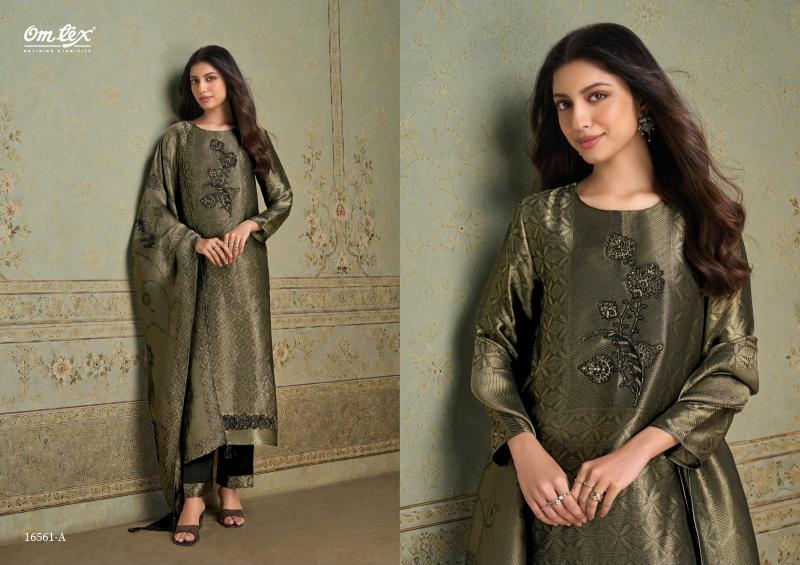Omtex marcella silk dress materials wholesale